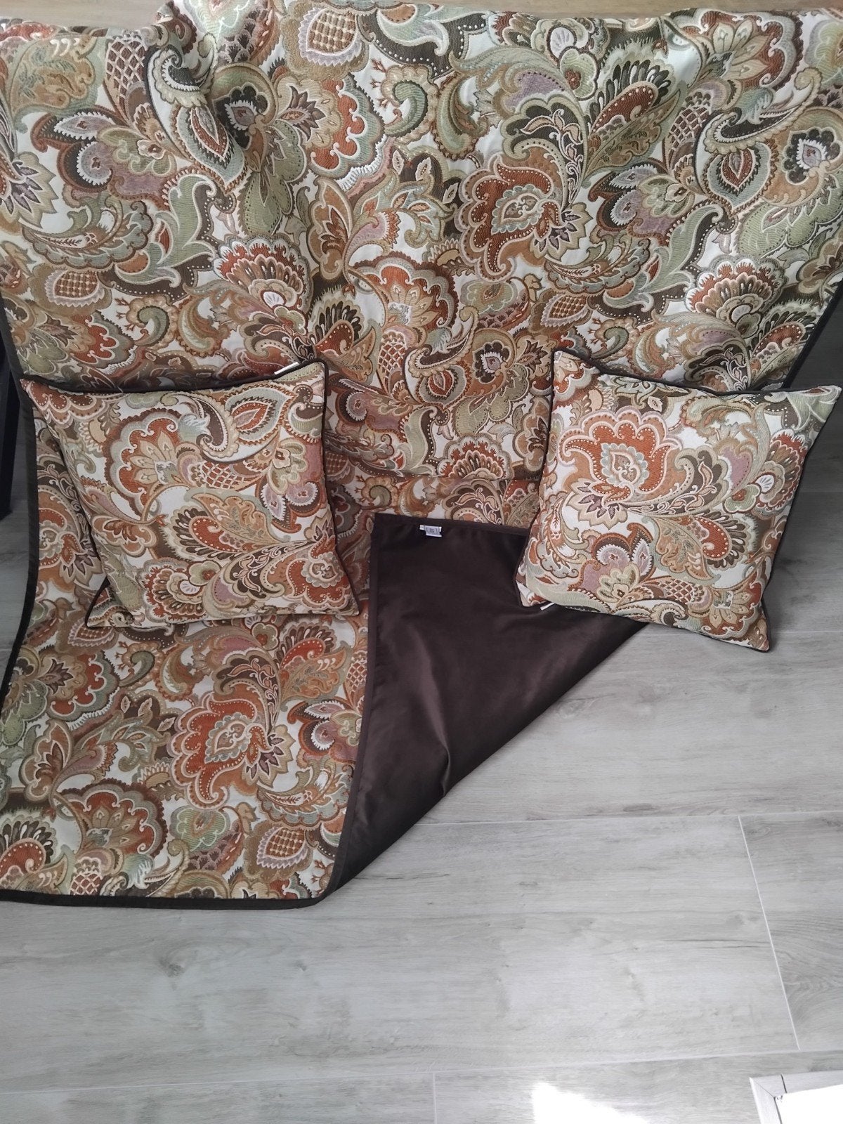 Rivièra Maison plaid met 2 bijpassende kussens, Huis en Inrichting, Ophalen of Verzenden, Zo goed als nieuw