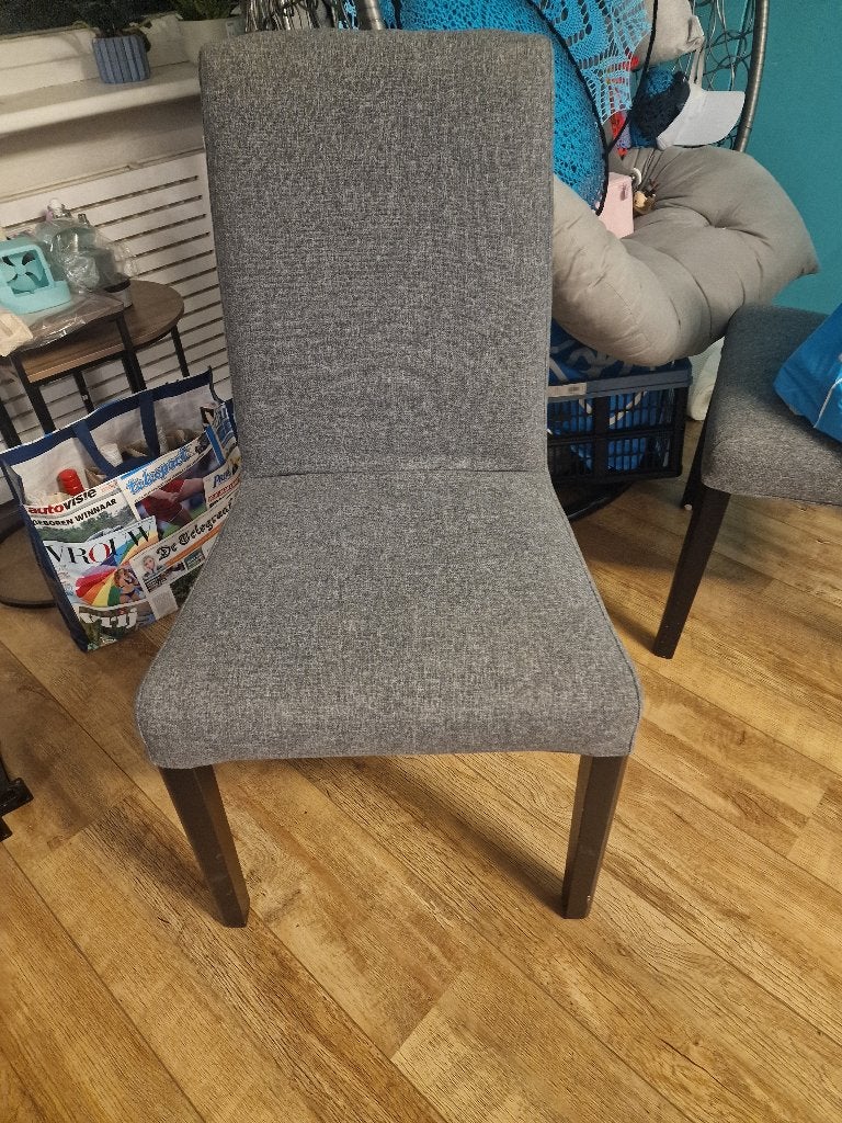2 bergmund stoelen grijs, Huis en Inrichting, Stoelen, Ophalen, Twee, Nieuw, Grijs