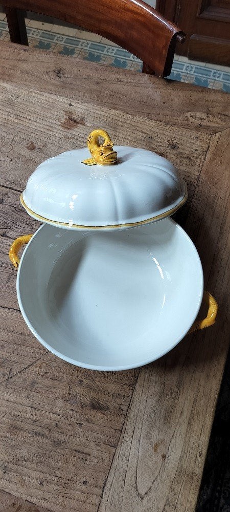 Vintage Soepterrine, Ophalen, Overige merken, Keramiek, Vintage