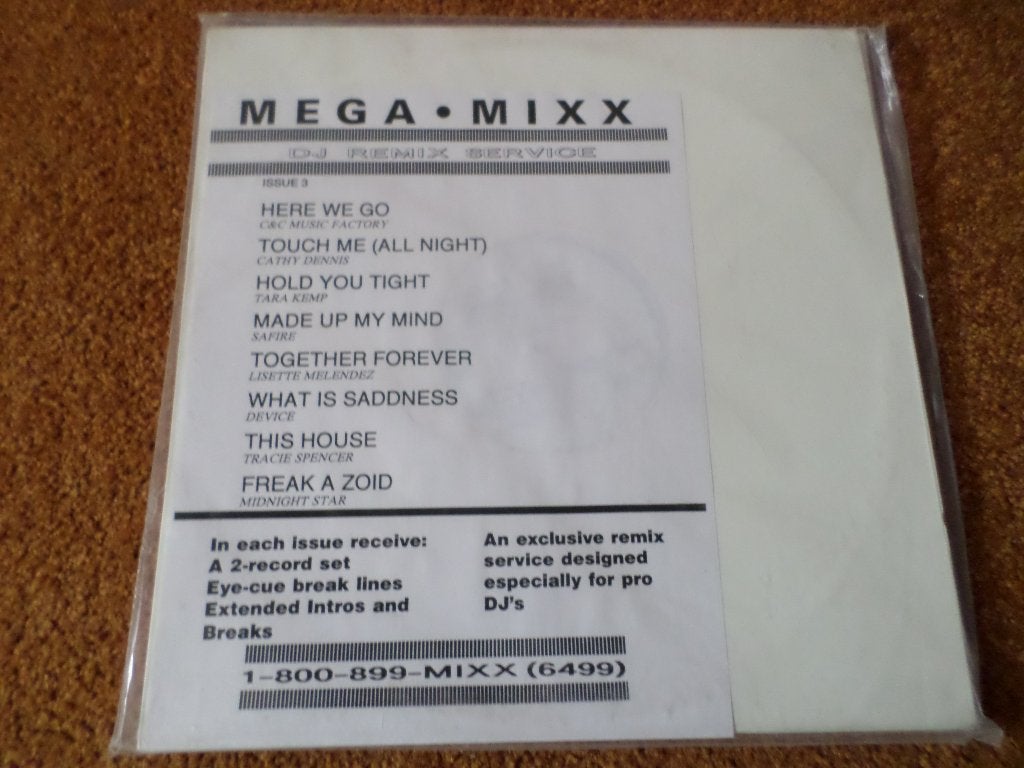 DJ Remix - Mega-Mixx Issues / 2 dubbele Maxisingles nieuw, Cd's en Dvd's, Geseald, Ophalen of Verzenden, Dance en House, 12 inch