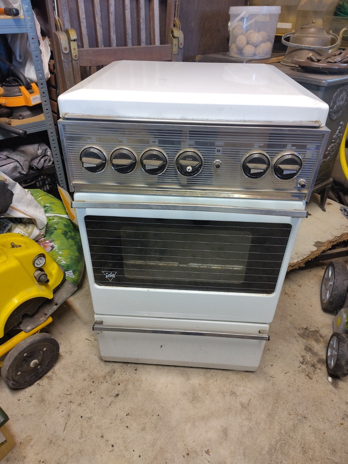 ATAG  gasfornuis met oven, Ophalen, Gebruikt, 4 kookzones, Gas