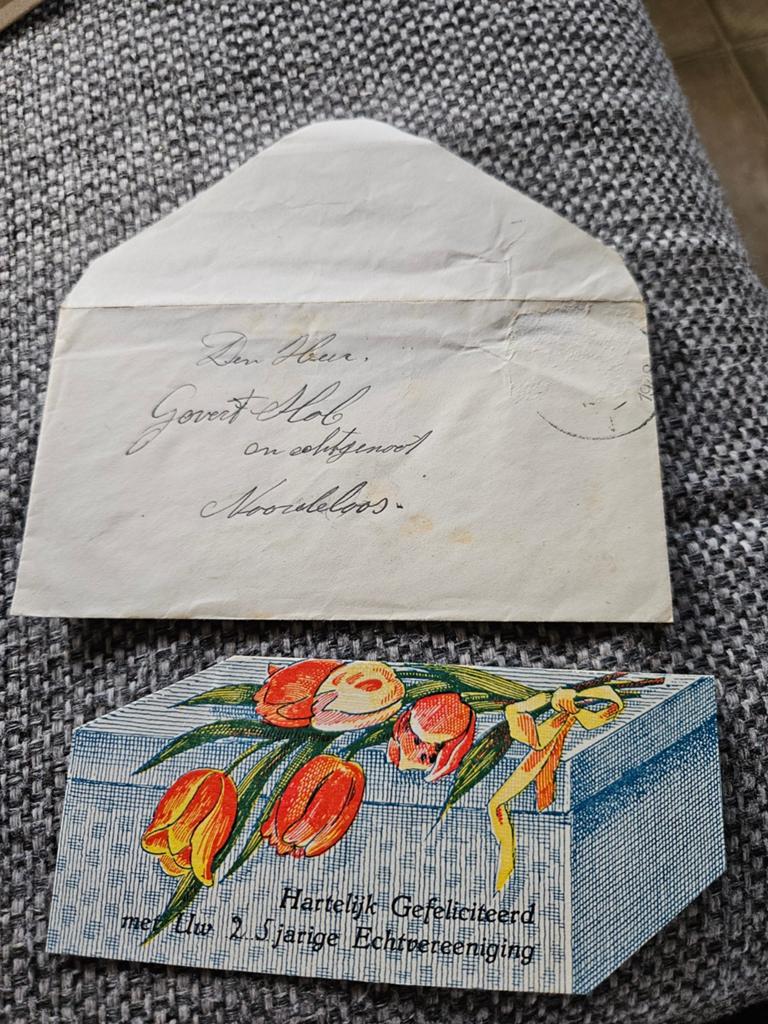Noordeloos envelopen kaartje, Ophalen of Verzenden, Voor 1920, Gelopen