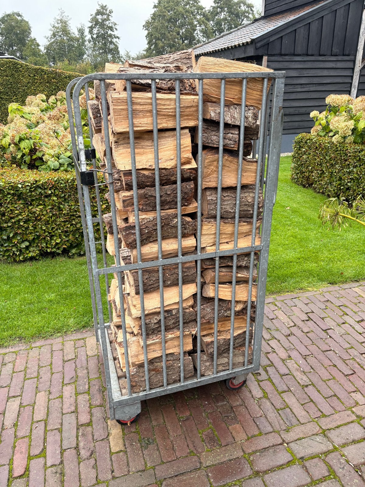 Hardhout 2 jaar gedroogd - Klaar voor gebruik, Minder dan 3 m³, Ophalen, Elzenhout, Blokken