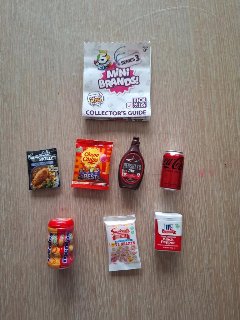Mini brands serie 3, Ophalen of Verzenden, Winkel, Super of Benzinepomp, Zegels, Bonnen of Punten