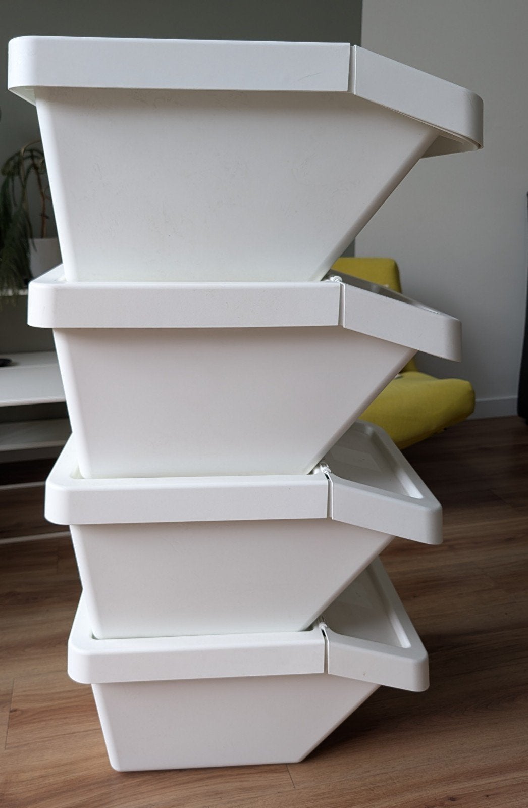 Plastic bakken wit. Ikea Samla, Ophalen, Doos, Minder dan 35 cm, Minder dan 50 cm