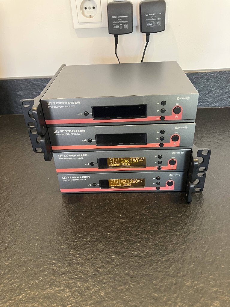 3x Sennheiser EW100 G3 draadloze ontvanger A-band 516-558MHZ, Ophalen of Verzenden, Zo goed als nieuw, Zangmicrofoon, Draadloos