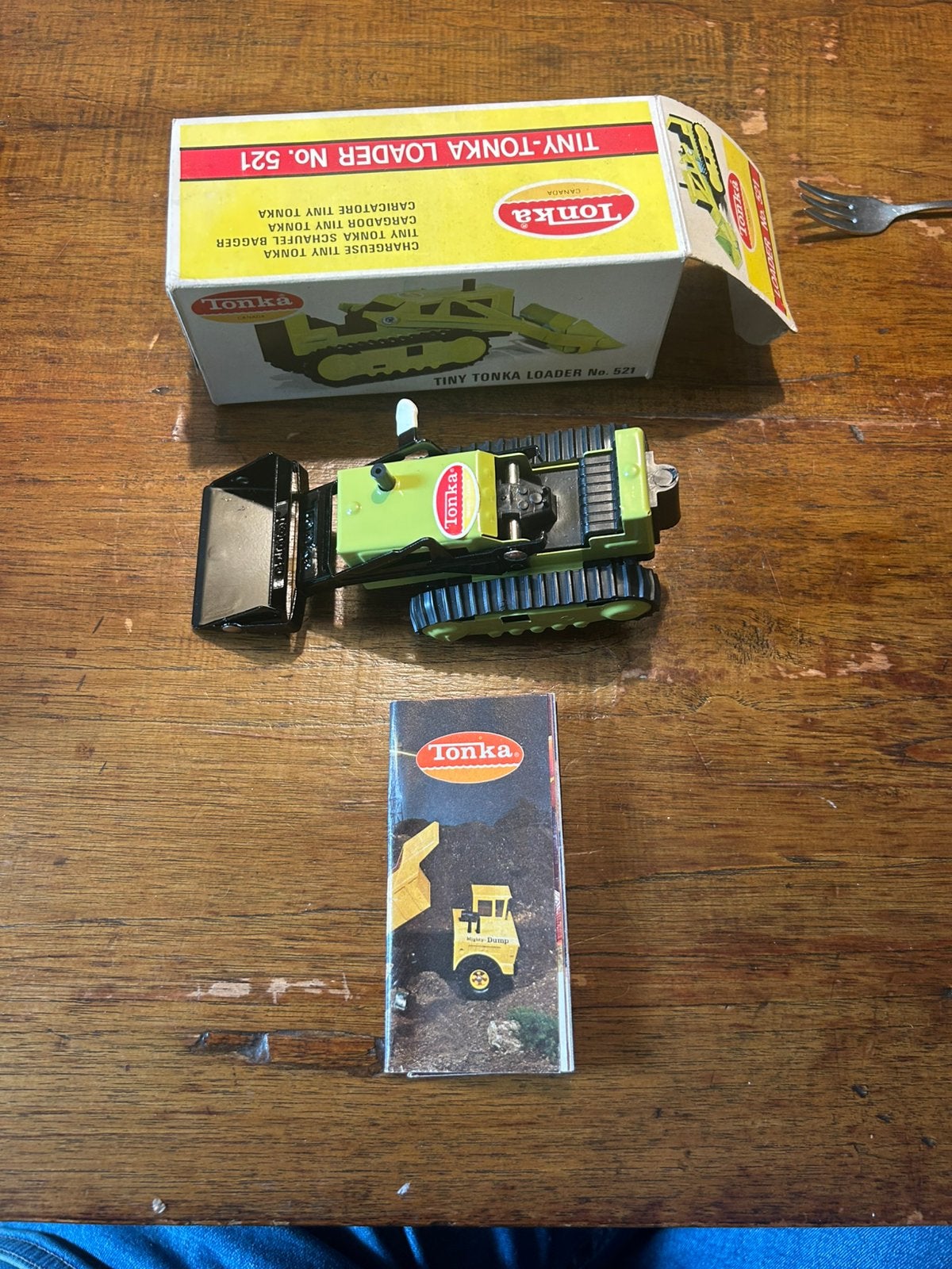 Tiny Tonka Loader No521 compleet met doos en instructieboek, Ophalen, Zo goed als nieuw