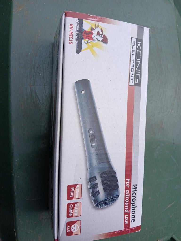 König Electronic KN-MIC15 microfoon, Muziek en Instrumenten, Microfoons, Ophalen of Verzenden