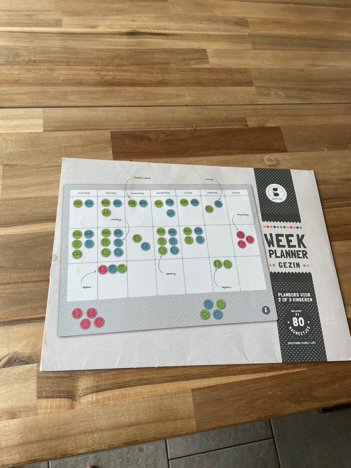 Weekplanner, Ophalen of Verzenden, Gebruikt