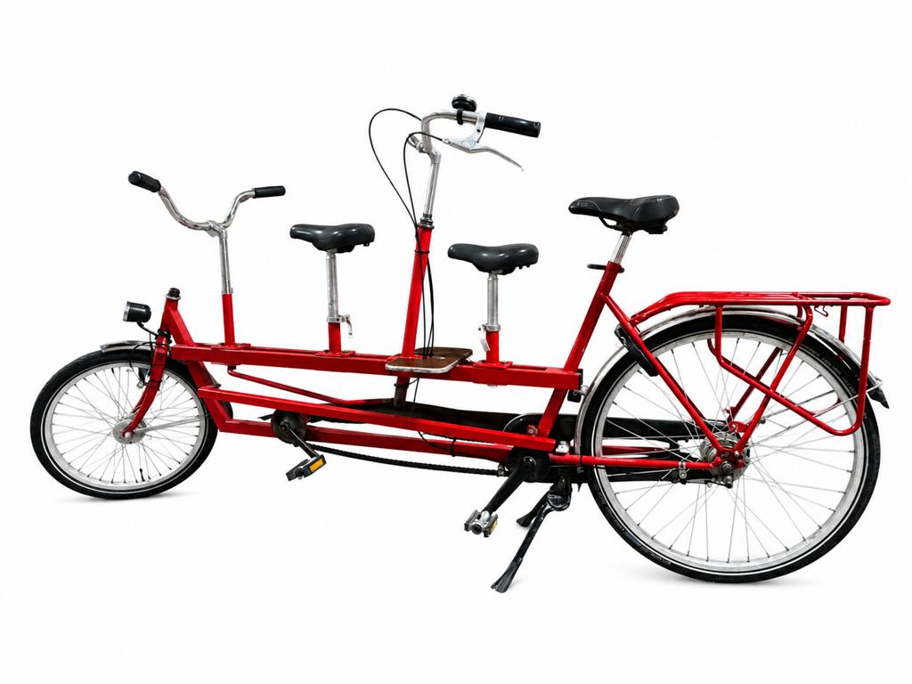 Unieke tandem, zeer goed onderhouden, Fietsen en Brommers, Fietsen | Tandems, Ophalen, Minder dan 49 cm, Minder dan 10 versnellingen