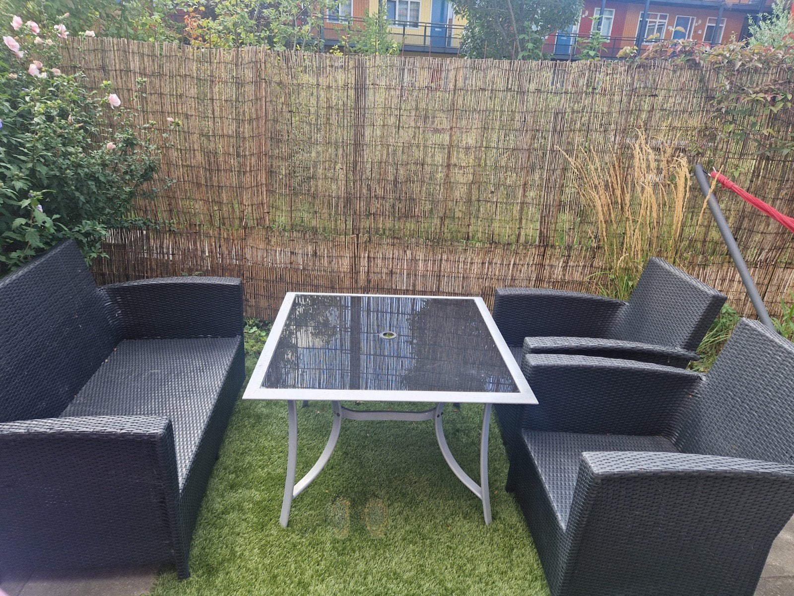 Mooie tuinset in goede staat - Bois Le Duc Collection, Tuin en Terras, Tuinsets en Loungesets, Ophalen, 4 zitplaatsen, Gebruikt