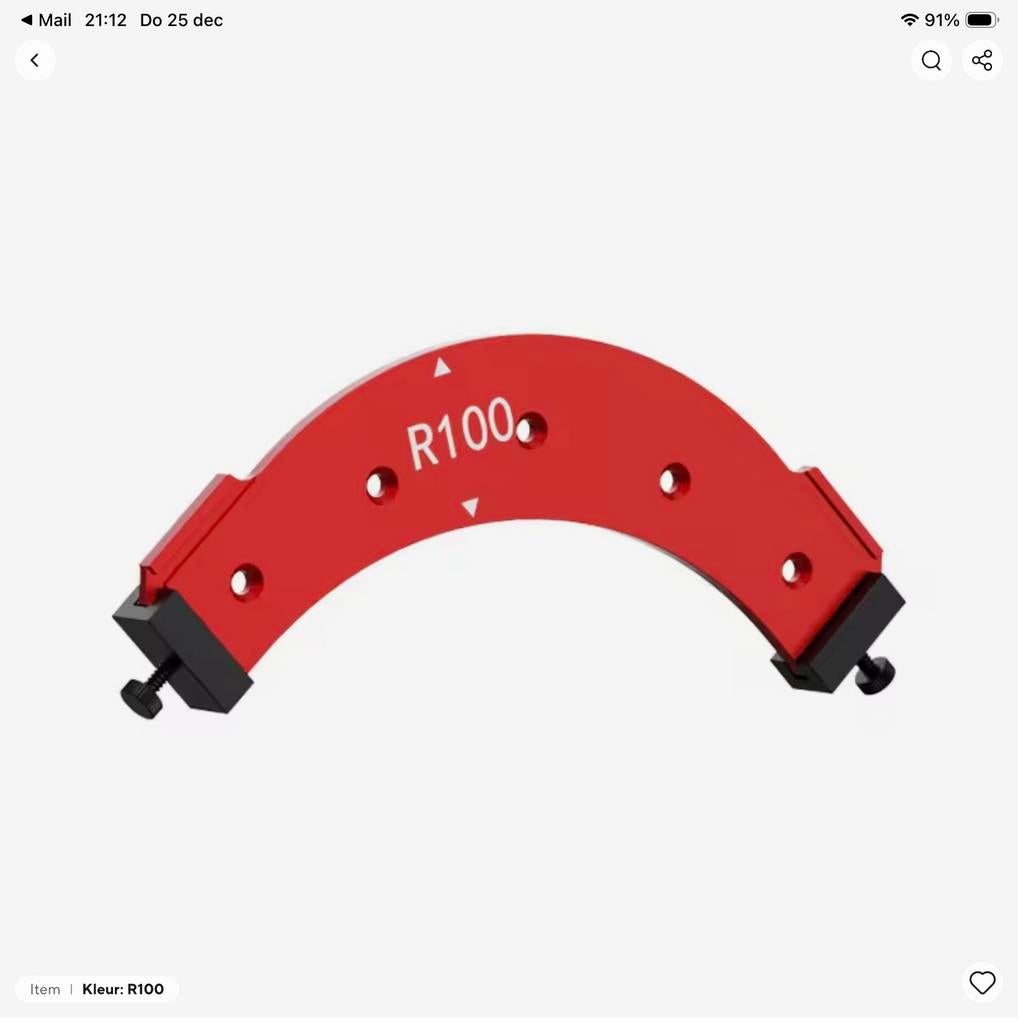 Freesmal Hoekradius 100 mm, Verzenden, Zo goed als nieuw, Elektrisch