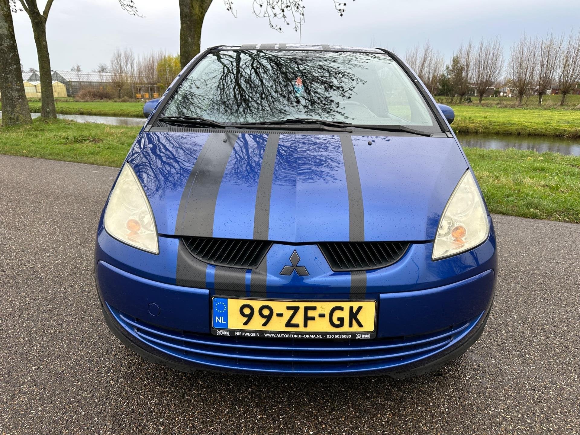 Mitsubishi Colt 1.5 QS Ninety|sport|rijdt goed|, Stof, Gebruikt, 4 cilinders, Blauw