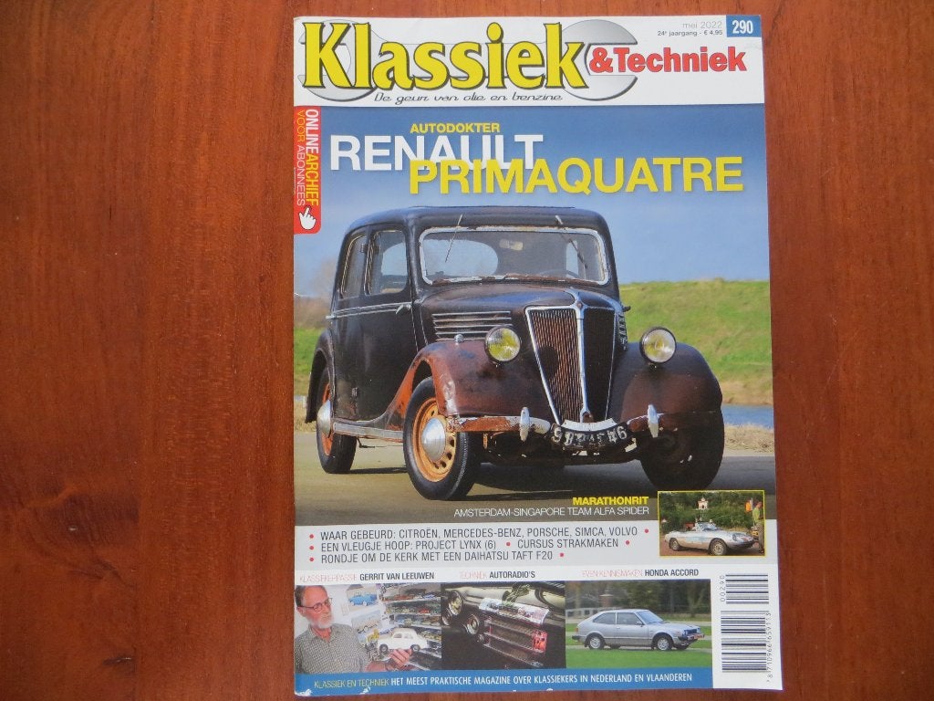 Klassiek & Techniek 290 Renault Primaquatre, Honda Accord, Ophalen of Verzenden, Nieuw, Honda