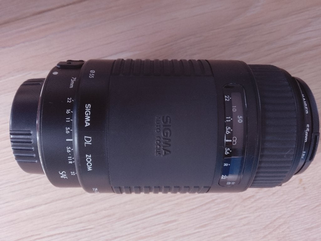 sigma lens, Gebruikt, Sigma, Overige vattingen, 55 mm
