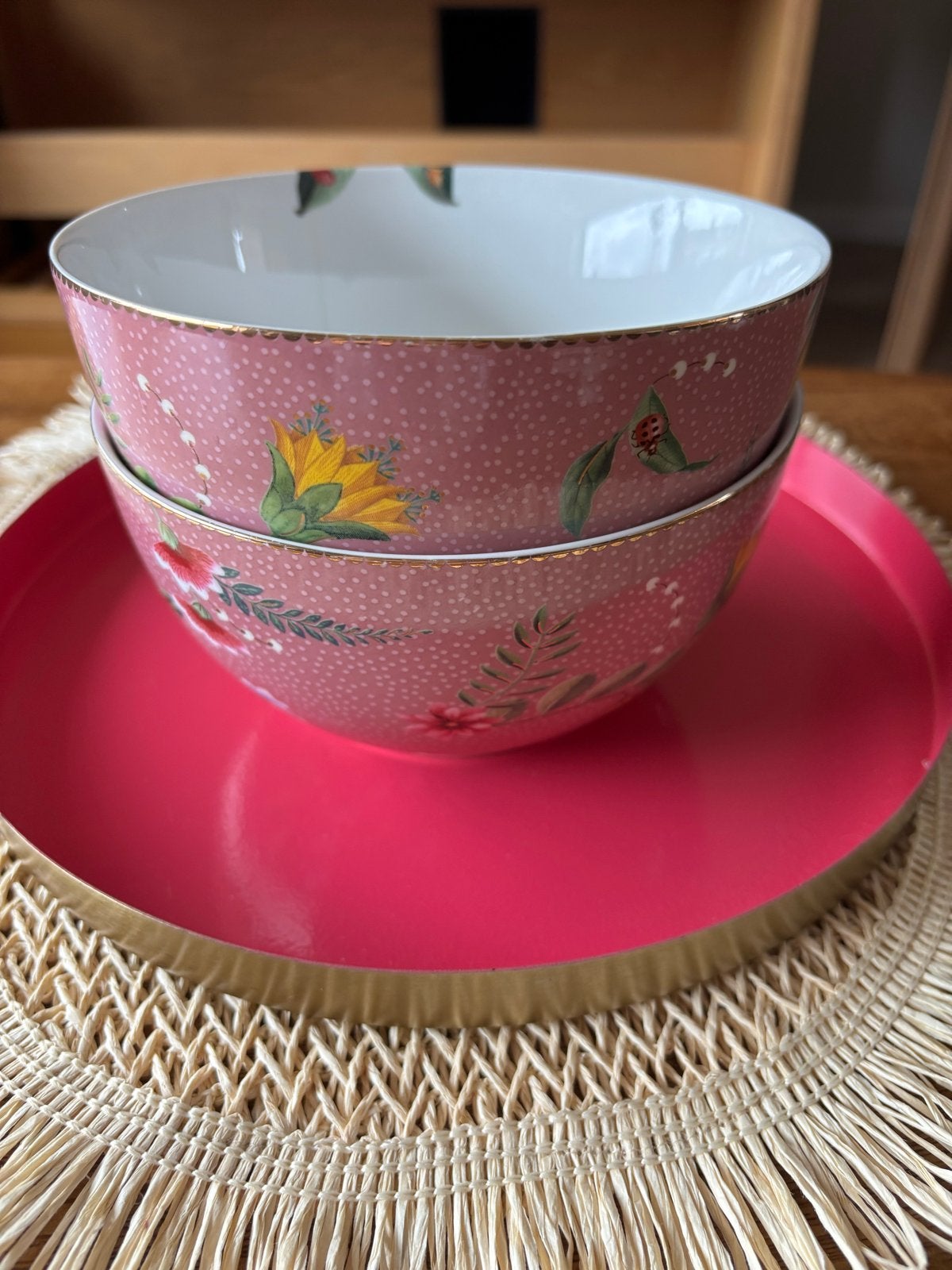 Pip Studio Soepkom 15 cm - La Majorelle, Huis en Inrichting, Keuken | Servies, Gebruikt, Pip Studio, Ophalen of Verzenden, Kom(men)