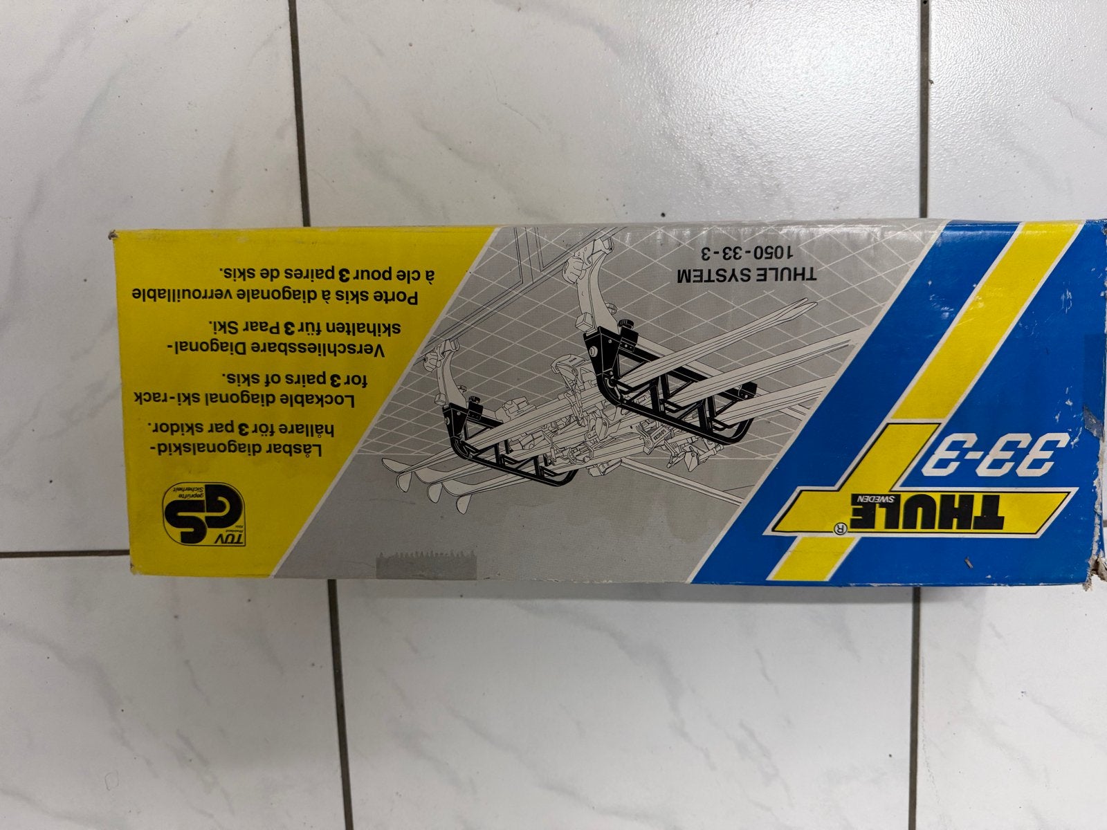 Thule Ski-rack 1050-33-3 voor 3 paar ski's, Auto diversen, Dakdragers, Ophalen, Nieuw