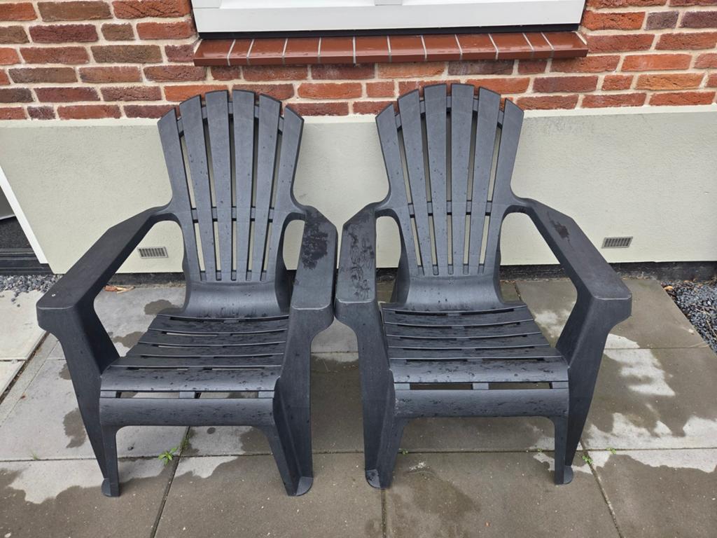 Loungestoelen antraciet, Ophalen