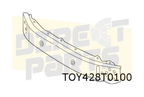 Toyota Yaris (4/14 - 9/20) (P13) voorbumperbalk Origineel! 5