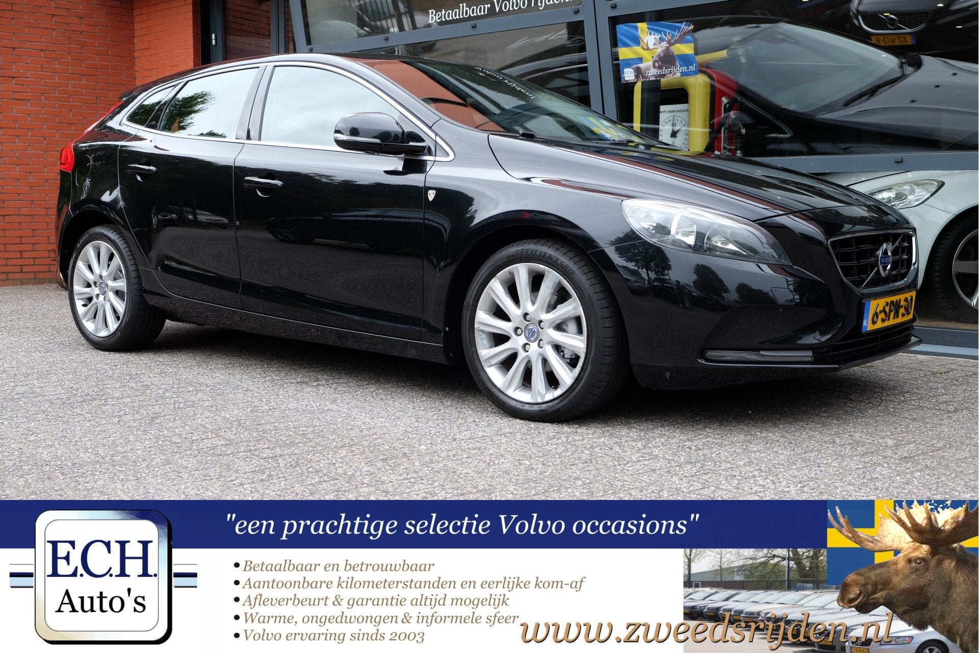 Volvo V40 D2 Momentum, 17inch (bj 2013), Voorwielaandrijving, Euro 5, Stof, Gebruikt