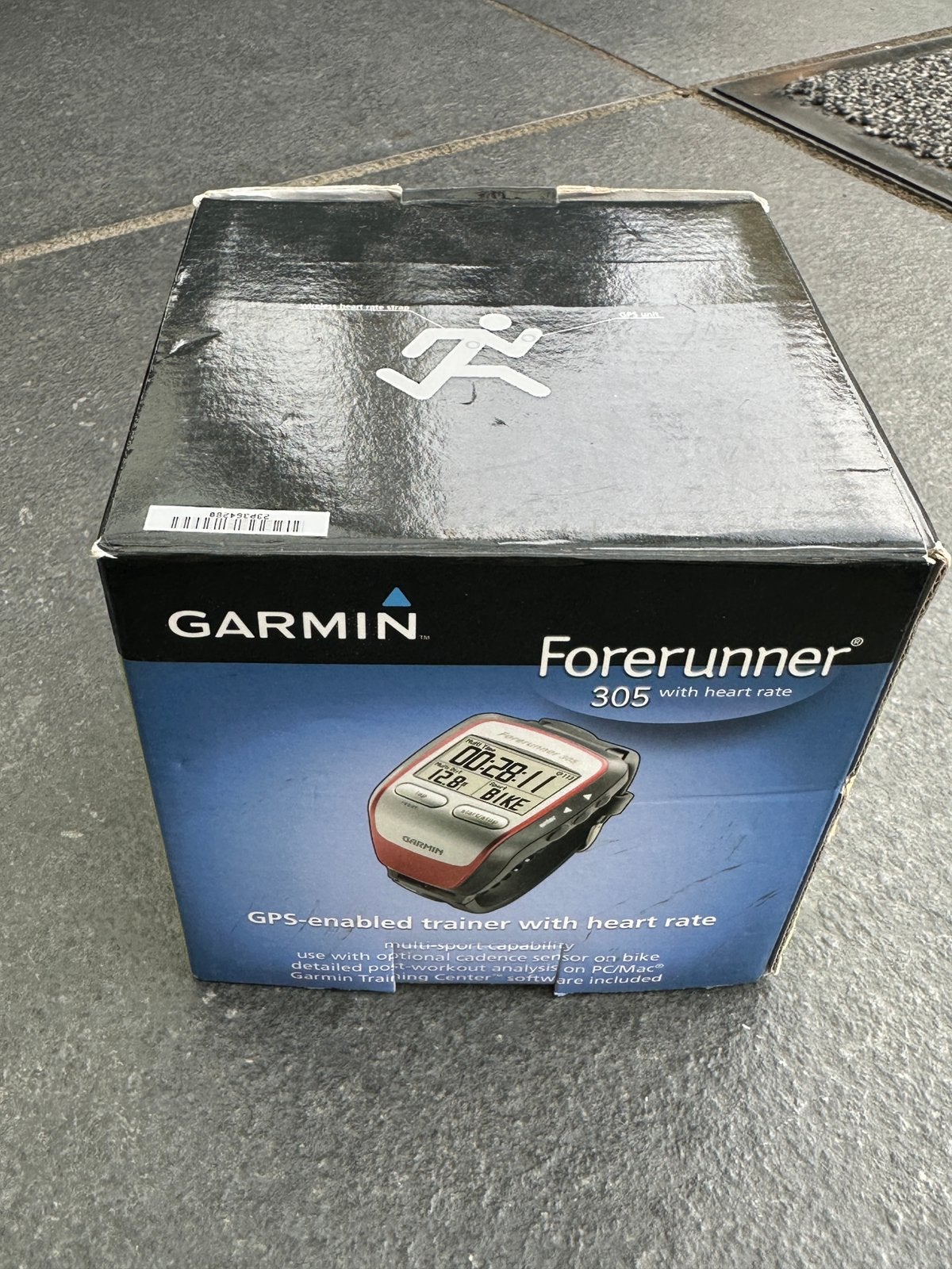 Garmin forerunner 305, Ophalen of Verzenden, Hartslagsensor, Gebruikt
