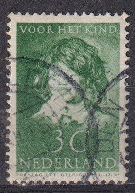 Nederland 1937 nr. 301 Kinderzegels Frans Hals DEN DOLDER, Verzenden, Gestempeld, Overige thema's