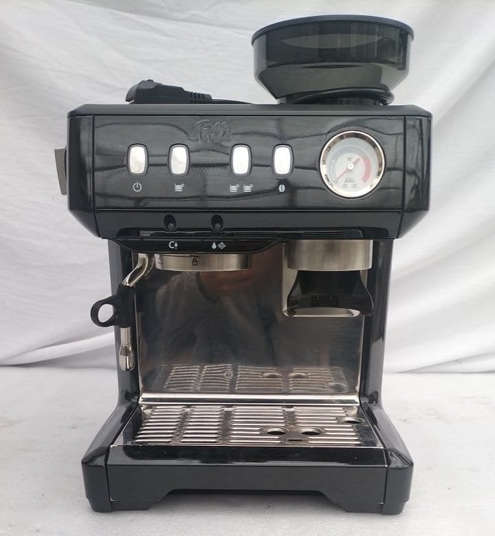 Solis Grind & Infuse Compact 1018 Espressomachine, Ophalen, Espresso apparaat, Zo goed als nieuw, Afneembaar waterreservoir