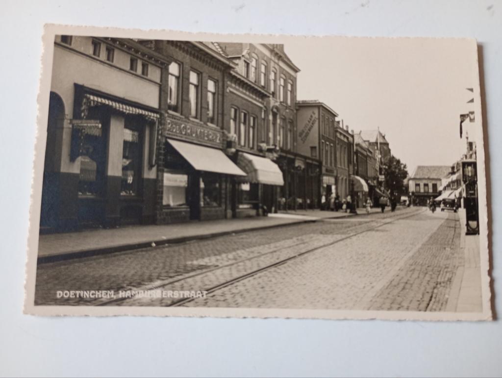 Doetinchem Hamburgerstraat met Tramrails, Ophalen of Verzenden, 1920 tot 1940, Ongelopen, Gelderland