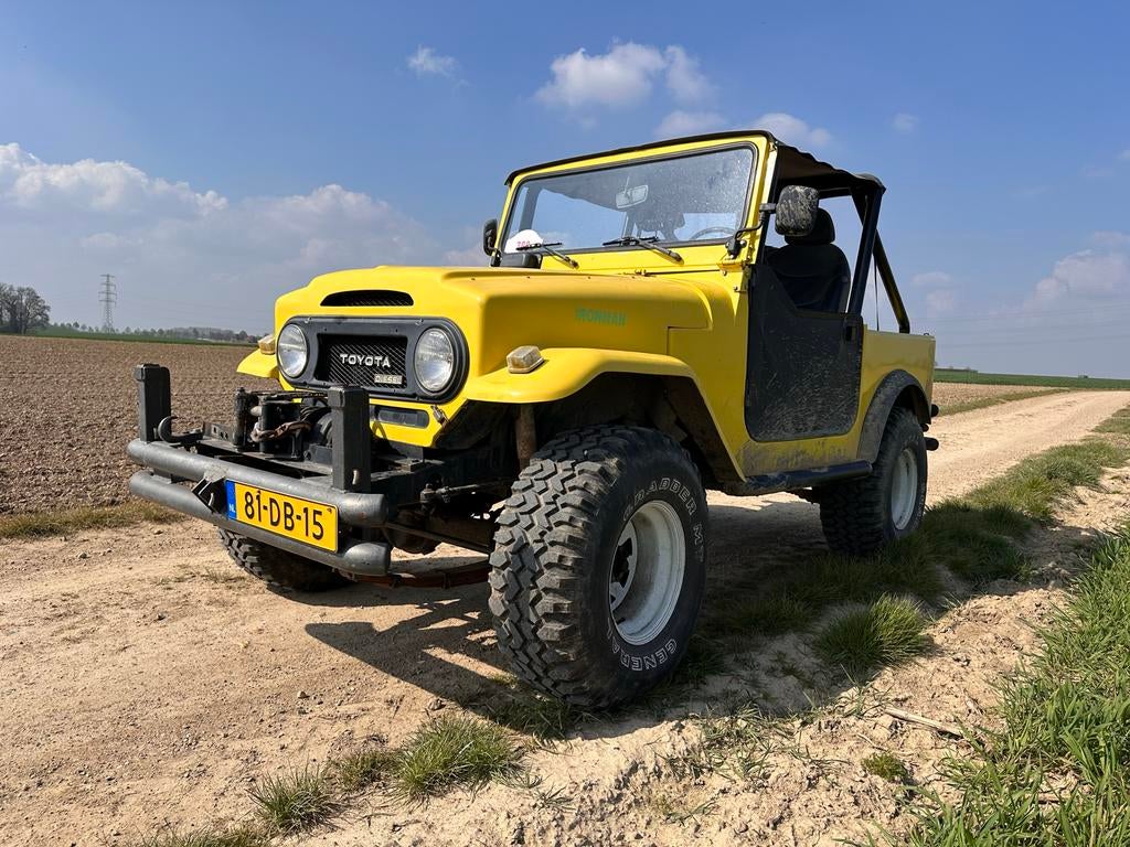 Toyota Landcruiser BJ40- oldtimer-belastingvrij en apk!, Auto's, 2975 cc, 4 cilinders, Vierwielaandrijving, Toyota