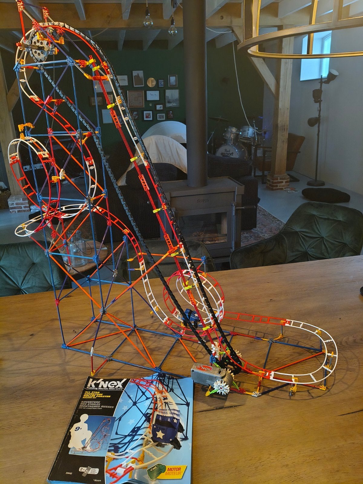K'nex All Star Adventure Roller Coaster met motor, Kinderen en Baby's, Ophalen, Gebruikt, K'nex