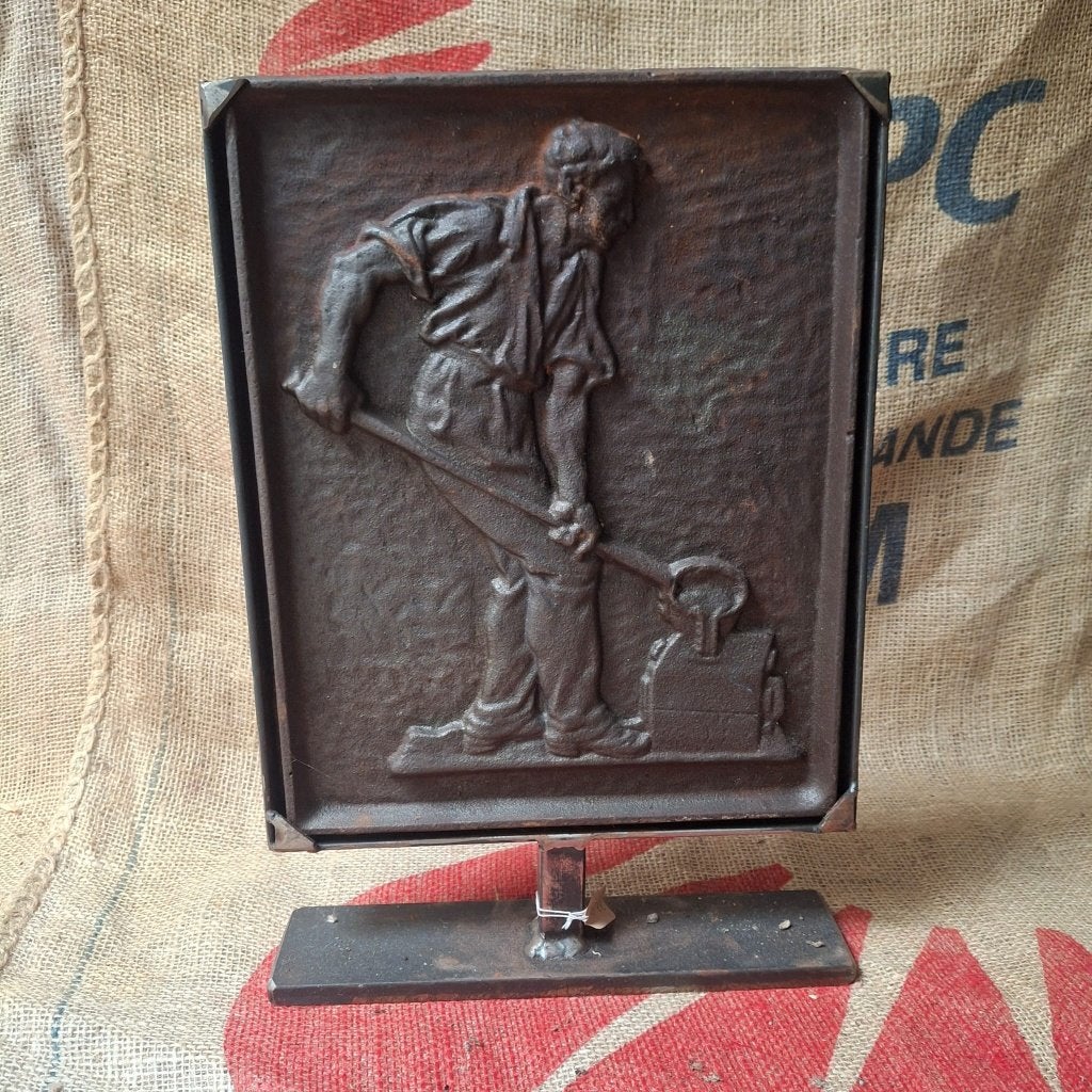 Zwaar ijzeren schild - Ijzerwerk, Ophalen of Verzenden