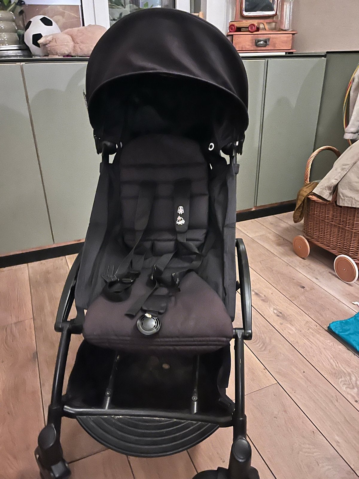 Babyzen Yoyo kinderwagen - Zwart, Kinderen en Baby's, Kinderwagens en Combinaties, Ophalen, Gebruikt, Kinderwagen, Overige merken