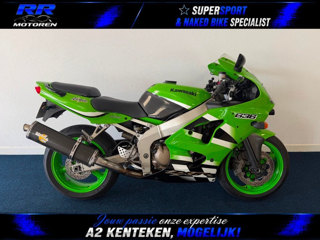 Kawasaki Sport Ninja ZX 6R / GEHEEL ORIGINEEL / LEO-VINCE UI, Bedrijf, Super Sport, Meer dan 35 kW, Sportuitlaat
