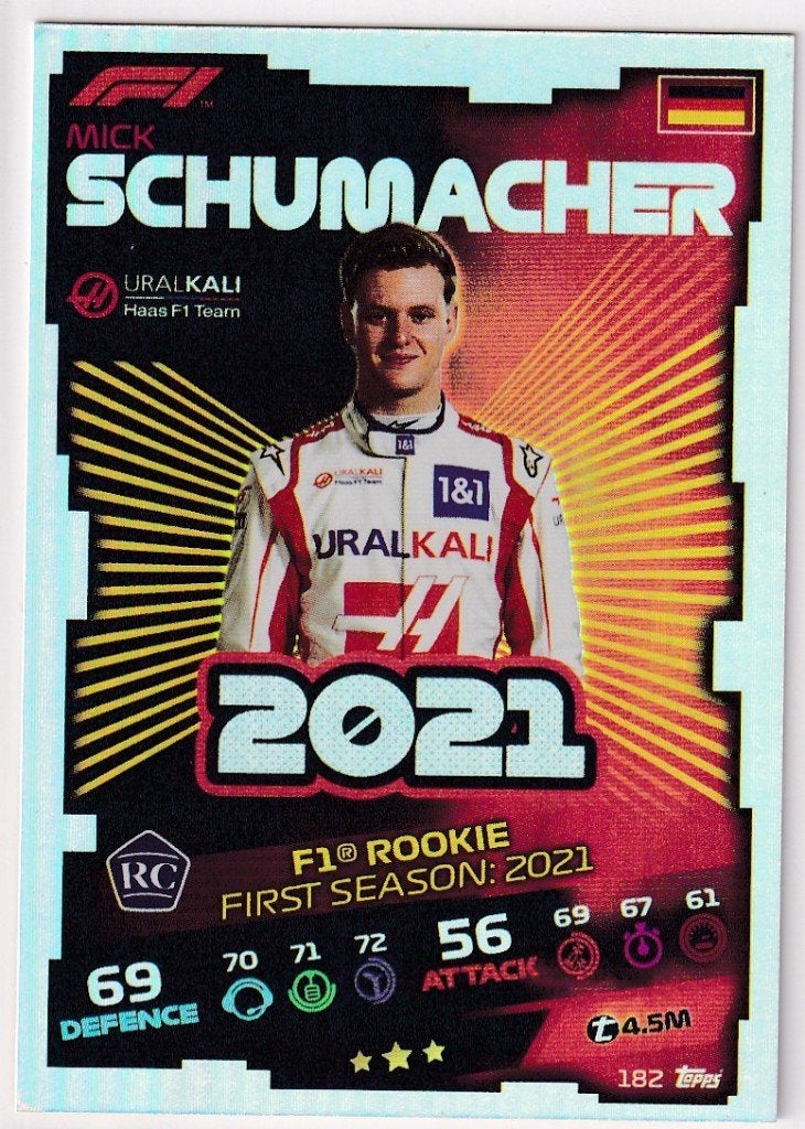 Mick Schumacher Parallel RC #182, Verzenden, Nieuw, Formule 1