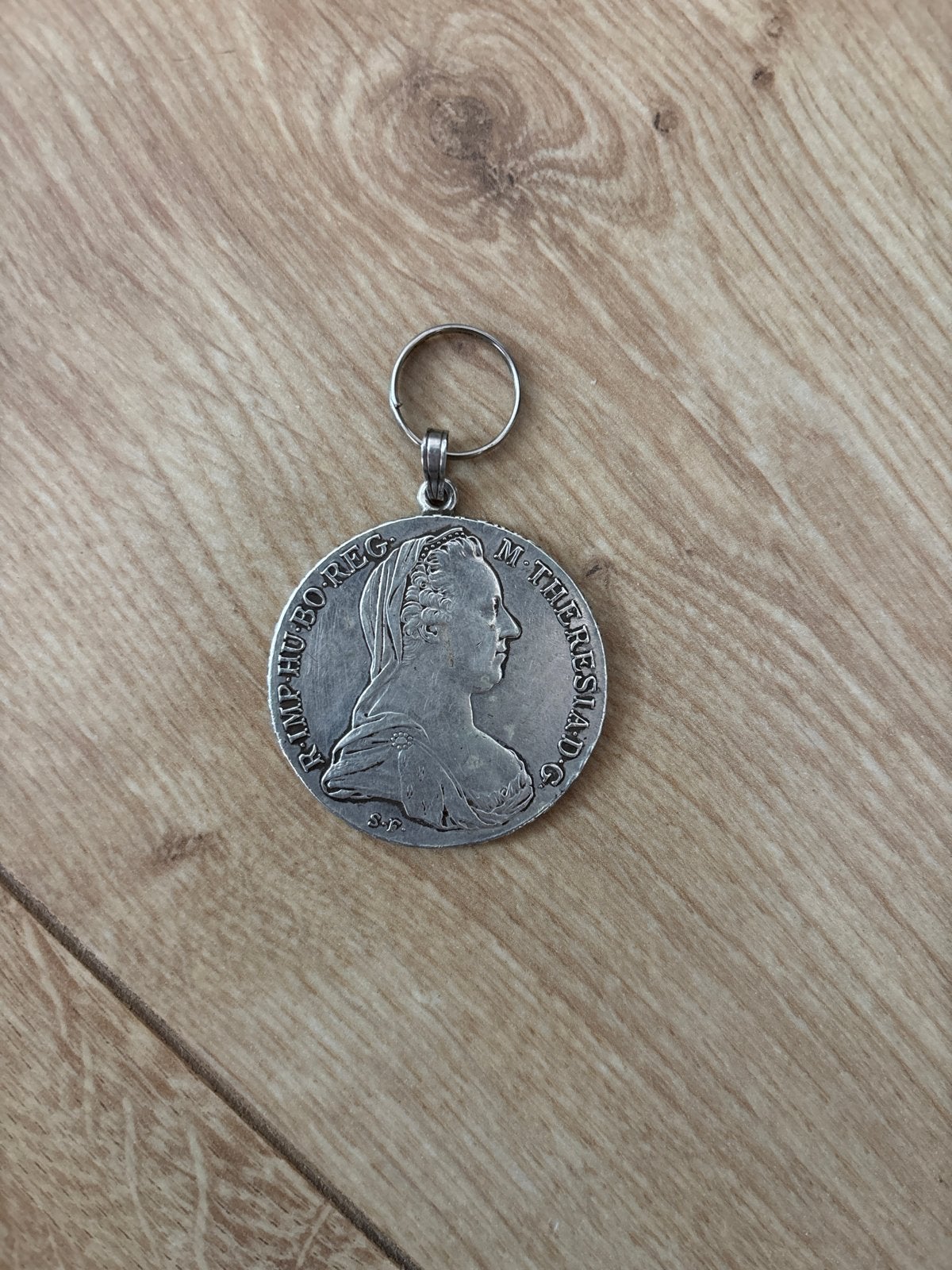 Maria Theresia Thaler 1780 hanger, Ophalen of Verzenden, Zilver, Buitenland