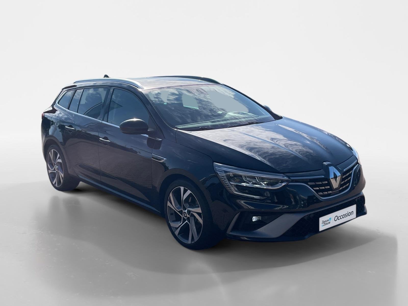 Renault Mégane Estate 1.6 E-Tech Plug-In Hybrid 160 R.S. Li, Auto's, Renault, Stof, Gebruikt, 4 cilinders, Zwart