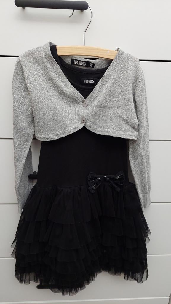 Feestelijke jurk met bolero mt 110-116, Ophalen of Verzenden, Zo goed als nieuw, Meisje, Setje