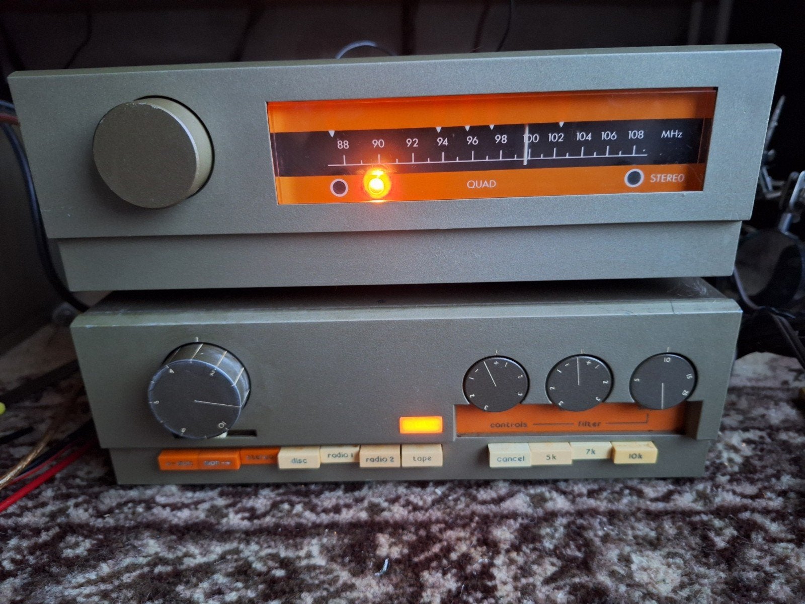 Quad Set: FM3 Tuner, 303 Eindversterker, 33 Voorversterker, Ophalen of Verzenden, Gebruikt, Overige merken