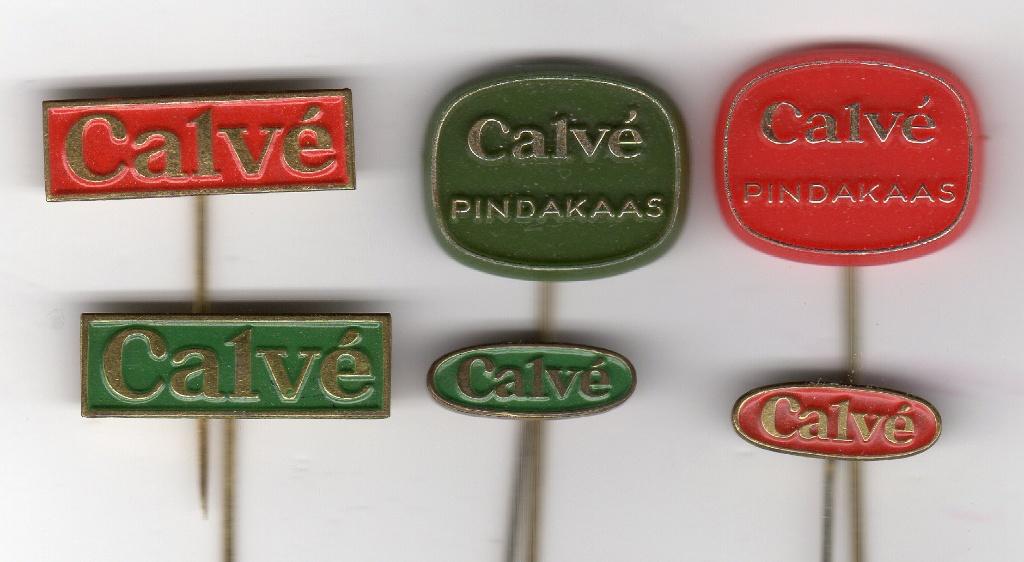 6 speldjes CALVÉ (A3), Ophalen of Verzenden, Gebruikt, Overige onderwerpen
