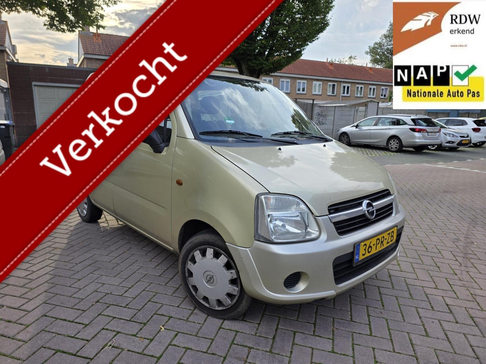 Opel Agila 1.2-16V Essentia 2004 179(NAP), Auto's, Voorwielaandrijving, Bedrijf, Handgeschakeld, Euro 4