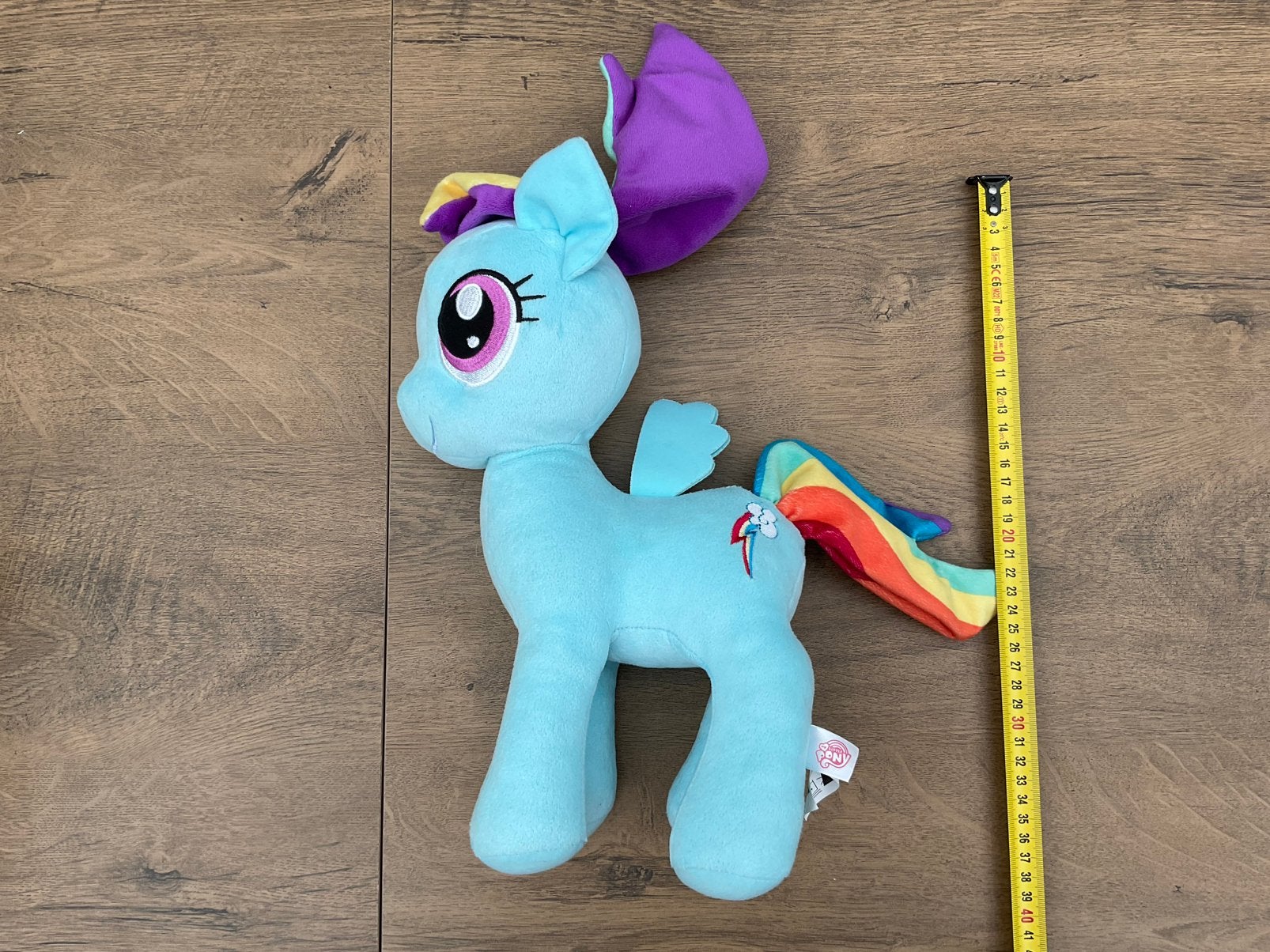 Nieuwe zgan blauwe My Little Pony knuffel Rainbow dash, Ophalen, Nieuw
