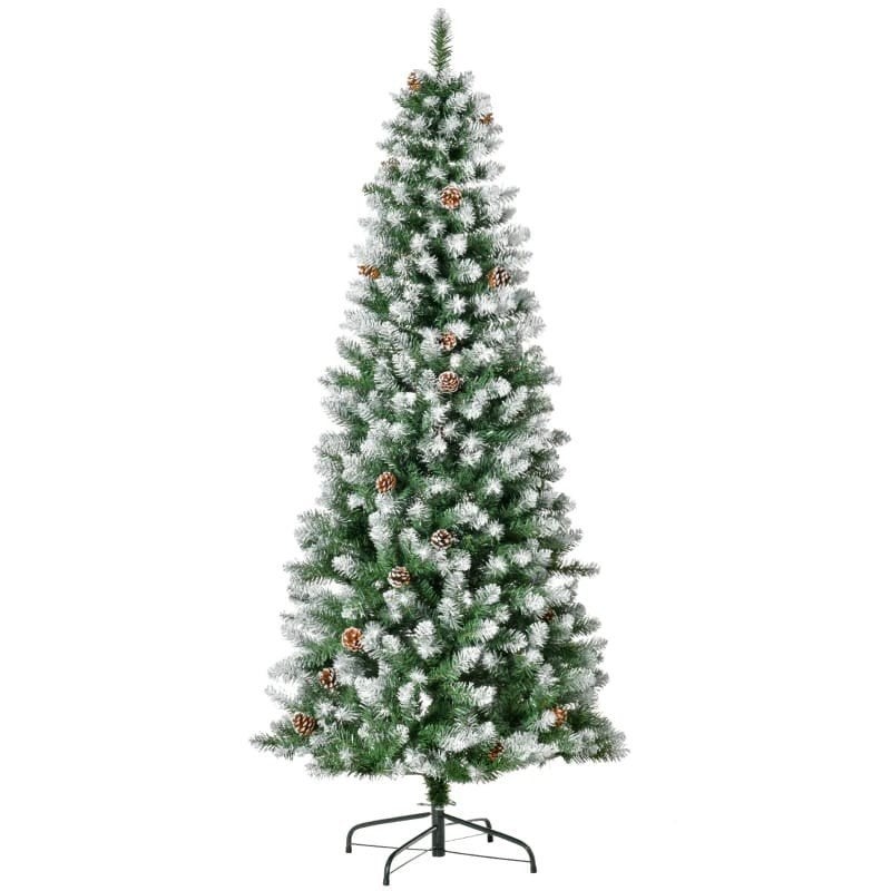 kunst kerstboom nieuw met dennenappels 180cm, Ophalen of Verzenden, Nieuw