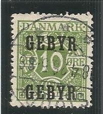 Denemarken Avisporto GEBYR Mi. 14, Ophalen of Verzenden, Denemarken, Gestempeld