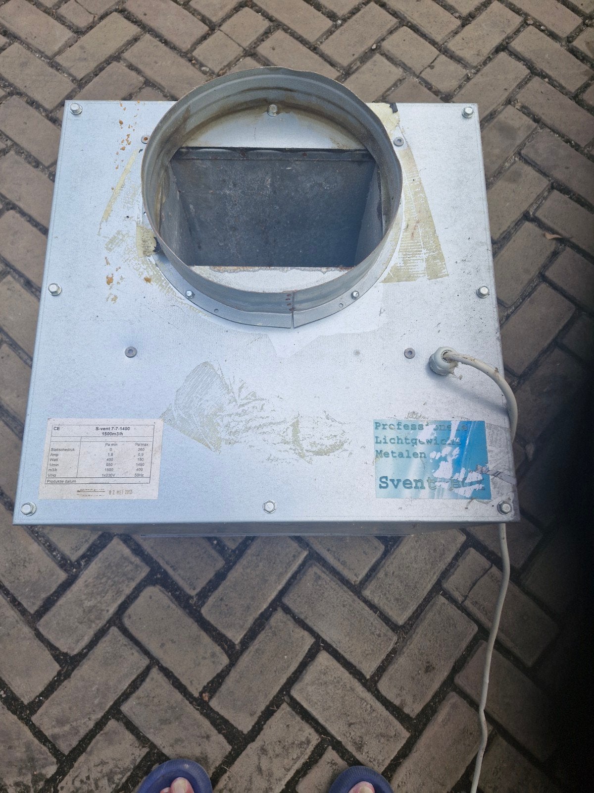 Svensk FZ-4400 Ventilator/Afzuiger - Gebruikt, Ophalen, Gebruikt, Ventilator en Afzuiger