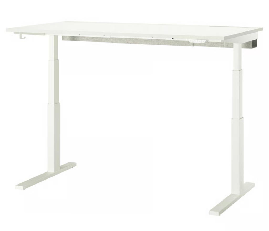 IKEA Bekant Zit-sta bureau wit 160x80 cm electrisch, Huis en Inrichting, Bureaus, Ophalen, Zit-sta bureau, Elektrisch, Gebruikt