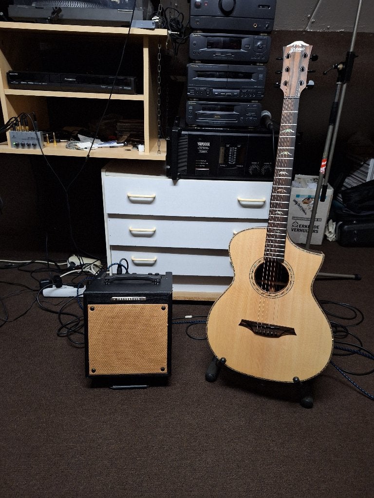 Ibanez Troubadour T20 Akoestische gitaarversterker, Ophalen of Verzenden, Gebruikt, Gitaar, Minder dan 50 watt