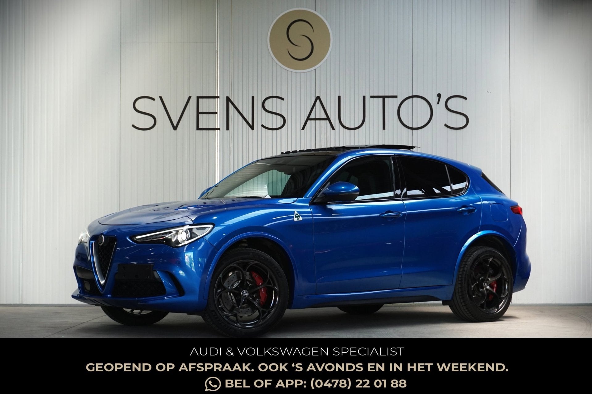 Alfa Romeo Stelvio 2.9 V6 AWD Quadrifoglio Panodak|Carbon|H&, Auto's, Automaat, Dealer onderhouden, Gebruikt, 510 pk