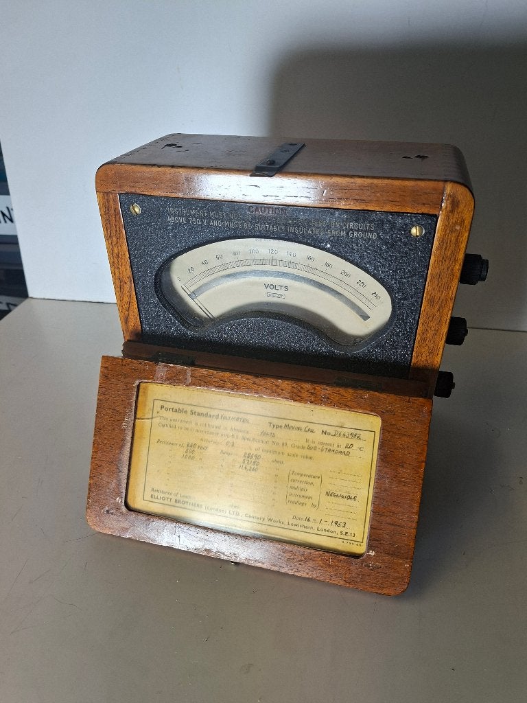 Antieke Voltmeter, Ophalen of Verzenden