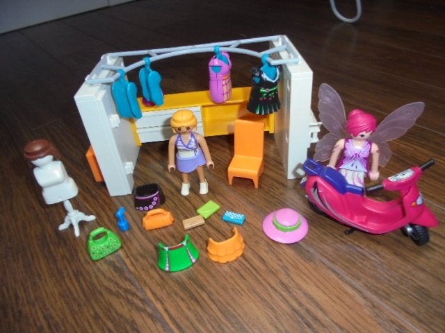 Playmobil 5576 Modeboetiek met accessoires en figuren, Gebruikt, Gebouw, Complete set, Ophalen of Verzenden
