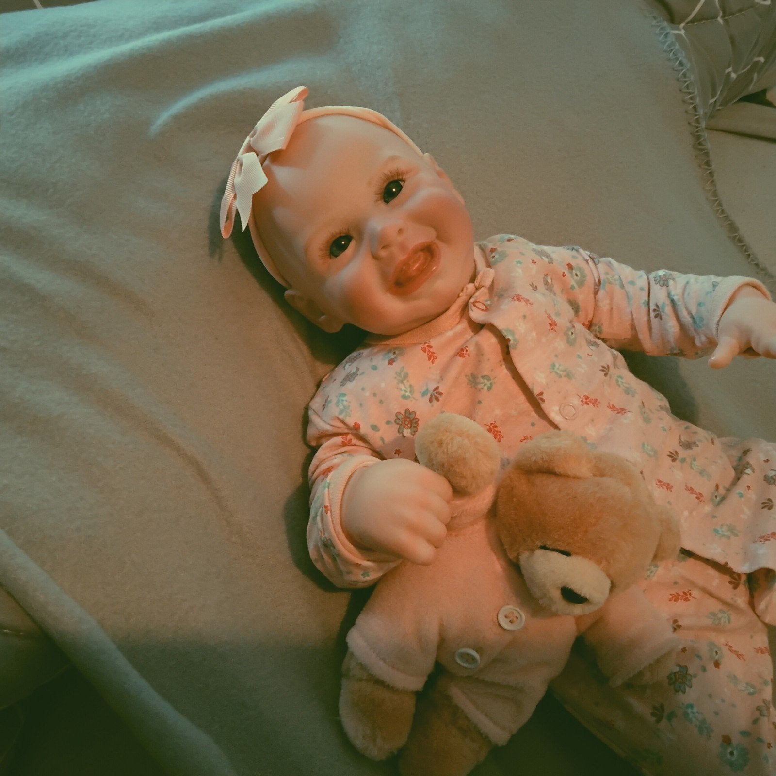 Reborn harper, Ophalen of Verzenden, Zo goed als nieuw, Babypop, Levensecht of Reborn